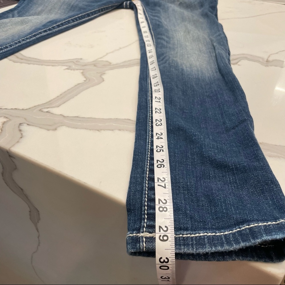 Miss Me Womens Size Small Cuffed Skinny Denim Overalls EUC - Picture 8 of 8